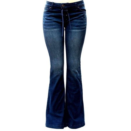 Wide Leg Denim Blue Jeans