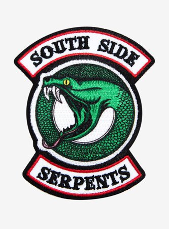 Riverdale Southside Serpents Circle Patch Hot Topic Exclusive