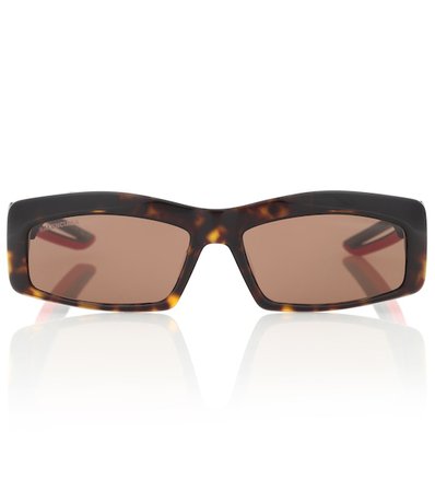 Hybrid Rectangle Sunglasses | Balenciaga - Mytheresa