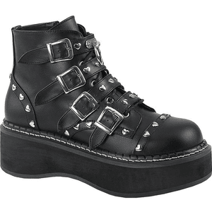 ANKLE BOOT SHOES STRAP GOTH EMO