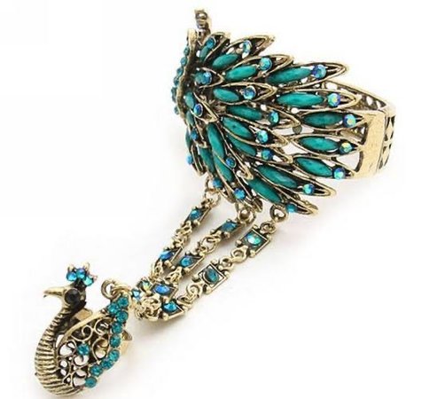 peacock ring bracelet