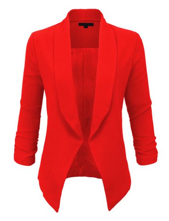 Red blazer