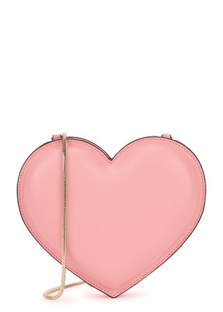 Kate Spade Rococo Pink Heart Leather Cross-body Bag | ModeSens