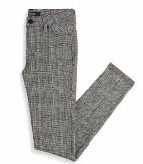 skinny houndstooth trouser pants