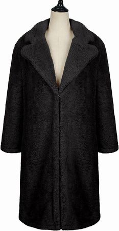 Amazon.com : Purdue Jacket Women's Winter Fleece Long Coat Casual Warm Solid Slim Lapel Jacket Long Sleeve Women Pullover Fleece : Clothing, Shoes & Jewelry