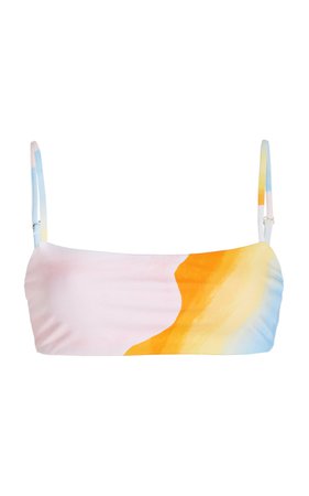 Sia Printed Bikini Top By Mara Hoffman | Moda Operandi