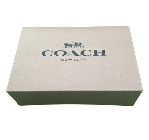 Coach Gift Box 6.5" X 4.5 X 2" Small Cute Brown Box NEW