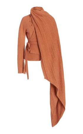 Annibellis Draped Angora-Blend Knit Wrap Cardigan By Hellessy | Moda Operandi