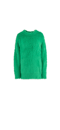 Green Fuzzy Sweater