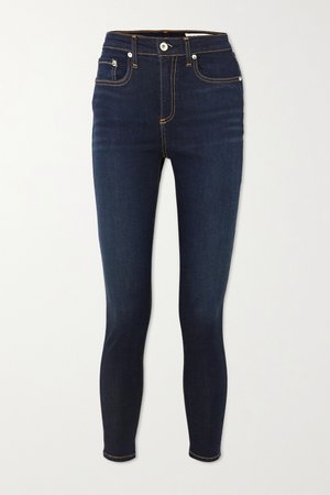 Dark denim Nina high-rise skinny jeans | rag & bone | NET-A-PORTER