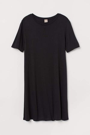 H&M+ T-shirt Dress - Black