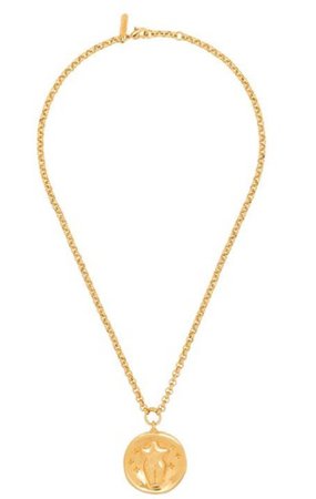 chloé gold pendant necklace