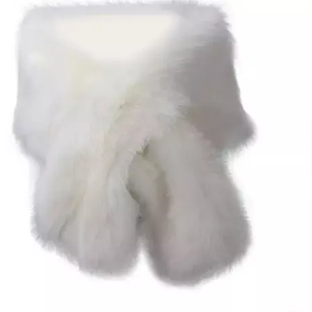 white fur shawl - Google Search