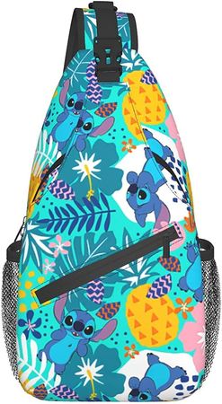 Amazon.com: Sling Bag,Stitch Crossbody Sling Backpack Travel Hiking Chest Bag Daypack for Purses Shoulder Bag Women Men's : Electronics