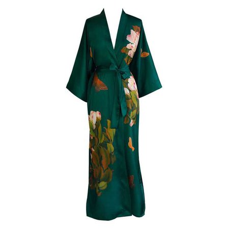 Dark-Green Kimono