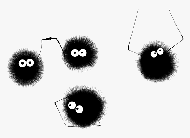 Soot Sprites Made With Sketchpad - Spirited Away Soot Png, Transparent Png , Transparent Png Image - PNGitem