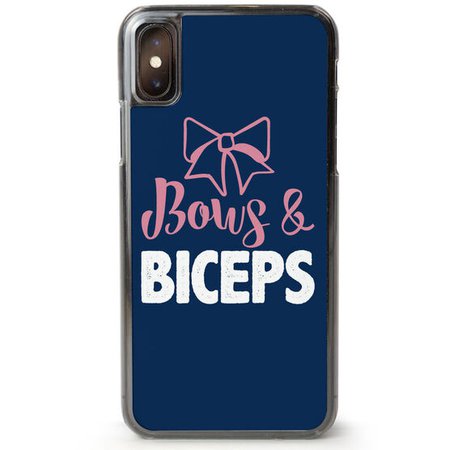 Cheerleading iPhone® Case - Bows & Biceps | ChalkTalkSPORTS