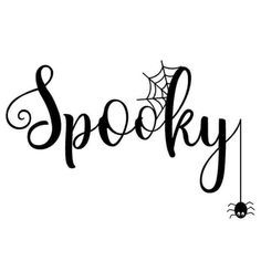 Spooky - words, text