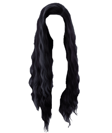 Long Wavy Oil Slik Hair 1 Dark Version (Dei5 edit)