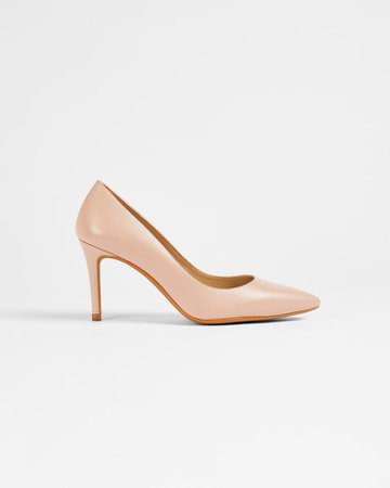 Leather 85mm Court Shoe - Dusky Pink | Shoes | Ted Baker AU