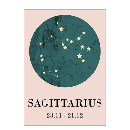Zodiac sign - Sagittarius - Posters - Permild & Rosengreen