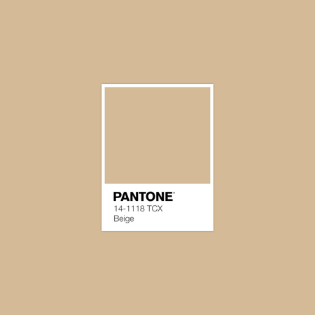 beige Pantone