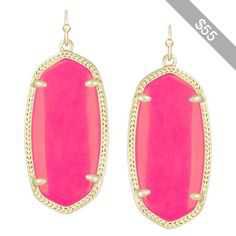 kendra scott earrings dylan pink - Google Search
