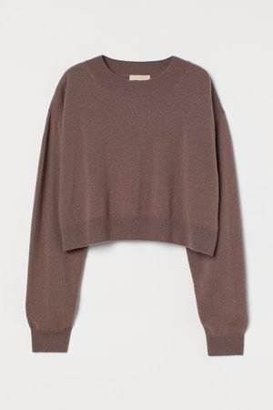 Cashmere Sweater - Dark purple - Ladies | H&M US