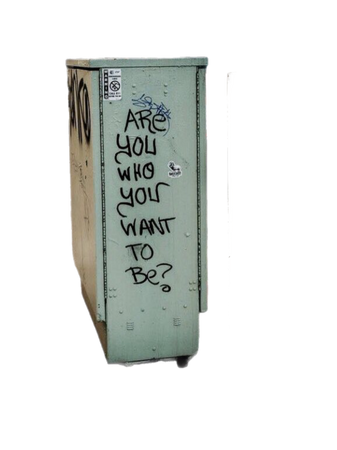 neutral grunge graffiti aesthetic