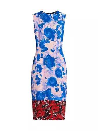 Shop Dries Van Noten Delavina Sleeveless Midi-Dress | Saks Fifth Avenue