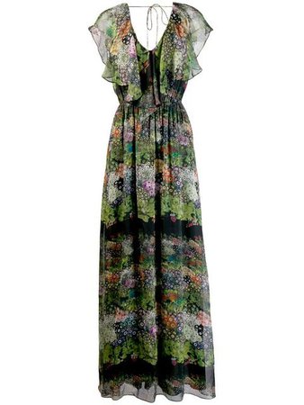 Ailanto Long Printed Dress - Farfetch