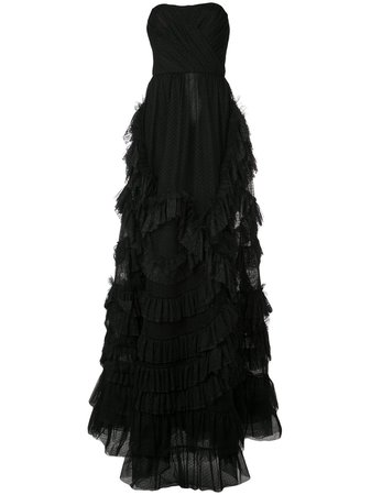 Marchesa Notte bandeau A-line dress £1,585 - Shop Online. Same Day Delivery in London