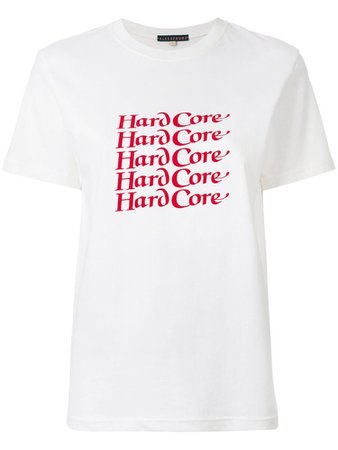 Alexachung Hardcore Slogan T-Shirt