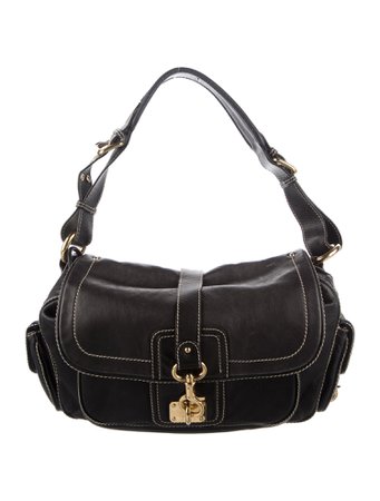 Marc Jacobs Leather Shoulder Bag - Black Shoulder Bags, Handbags - MAR138112 | The RealReal
