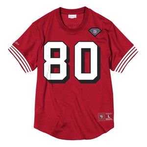 JERRY RICE MESH NAME & NUMBER TEE – JR'S SPORTS