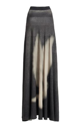 The Juniper Dyed Wool Maxi Skirt By Brandon Maxwell | Moda Operandi