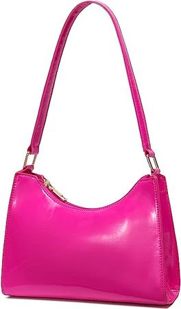 YIKOEE Y2K Small Shoulder Bag for Women Mini Purse (Hot Pink): Handbags: Amazon.com