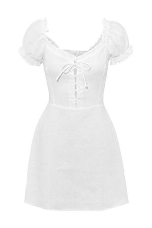 short white dress