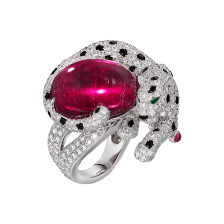 Cartier, Panthere de Cartier Rubellites and diamond ring