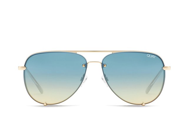 HIGH KEY Rimless Sunglasses | Quay Australia