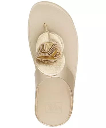 FitFlop Florrie Toe-Post Sandals & Reviews - Sandals & Flip Flops - Shoes - Macy's cream