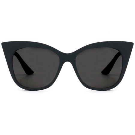 Venice Cateye Black - Women's Cat Eye Sunglasses – TopFoxx
