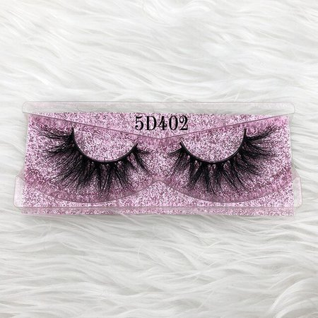 Mikiwi 5D402 3D mink lashes 5d lashes rose gold glitter case box Eyelashes 3D Mink Lashes natural handmade volume soft lashes|False Eyelashes| - AliExpress