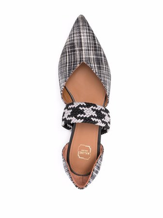 Malone Souliers houndstooth-band Ballerina Shoes - Farfetch