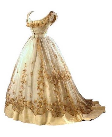1800s era gown