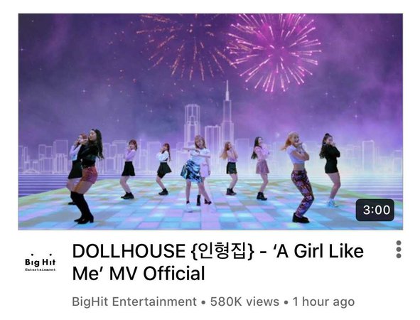 DOLLHOUSE ‘A Girl Like Me’ MV Official