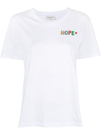Sandro Paris Hope slogan T-shirt - FARFETCH