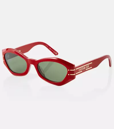 Dior Signature B 1 U Sunglasses in Red - Dior Eyewear | Mytheresa