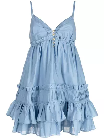 Aje Talia Flounce Ruffled Mini Dress - Farfetch