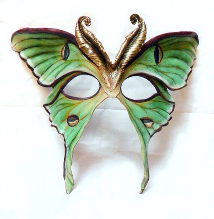 Luna Moth Masquerade Mask